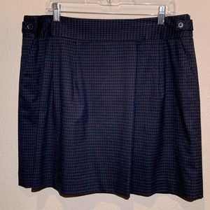 Checked Short Skirt, lined